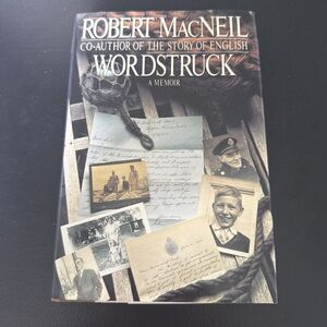 *Signed* Wordstruck: A Memoir by Robert MacNeil (1992 Hardcover)  1st Edition